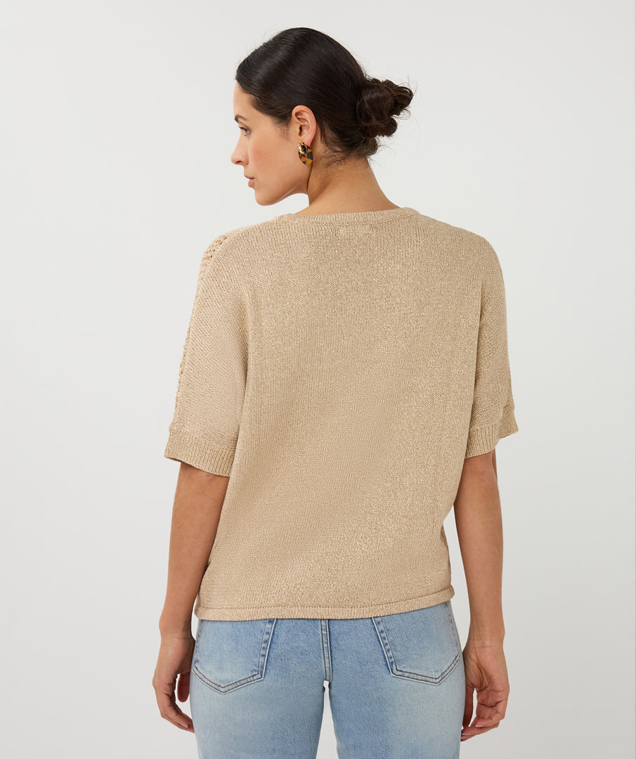 Esqualo Light Sand Sweater