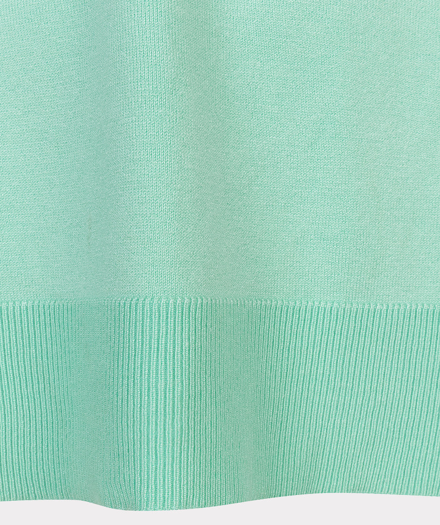 Esqualo Sweater Wide Sleeve Basic Knit - Mint Green