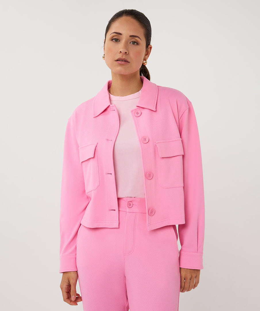 Esqualo Structured Jacket - Rose