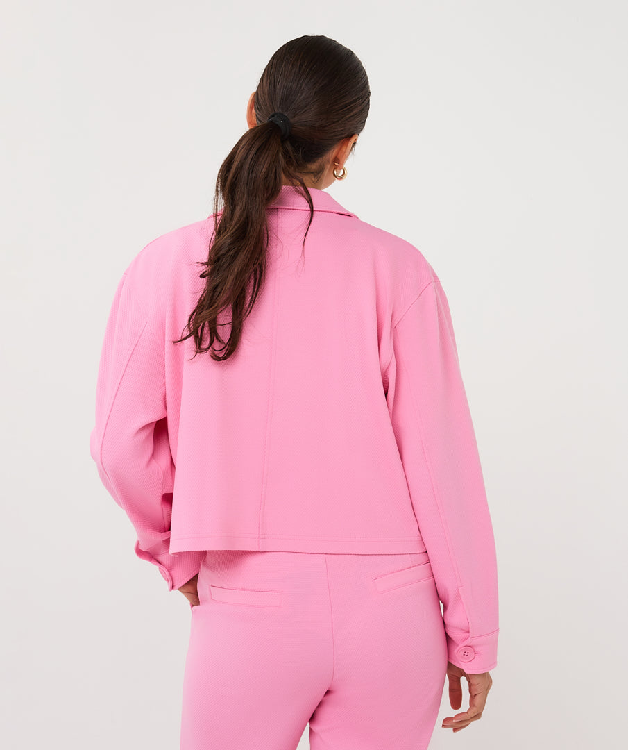 Esqualo Structured Jacket - Rose