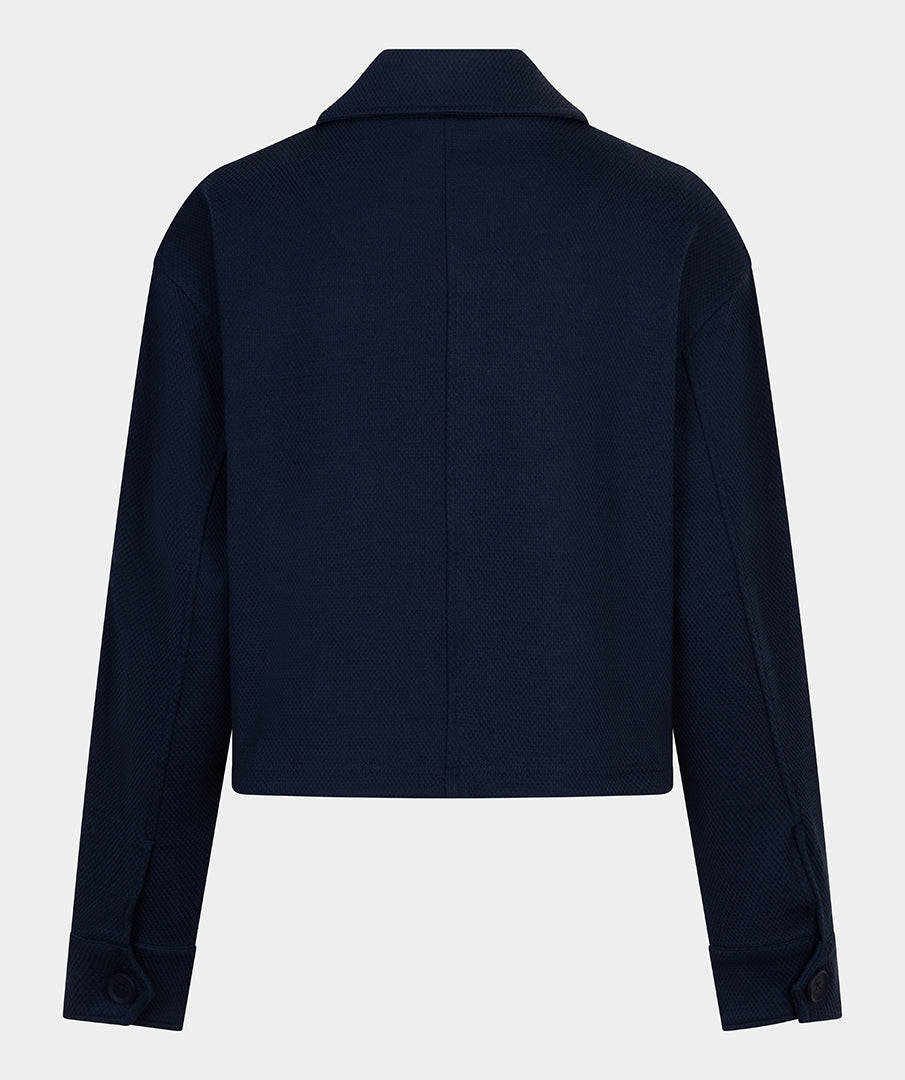 Esqualo Navy Structured Jacket