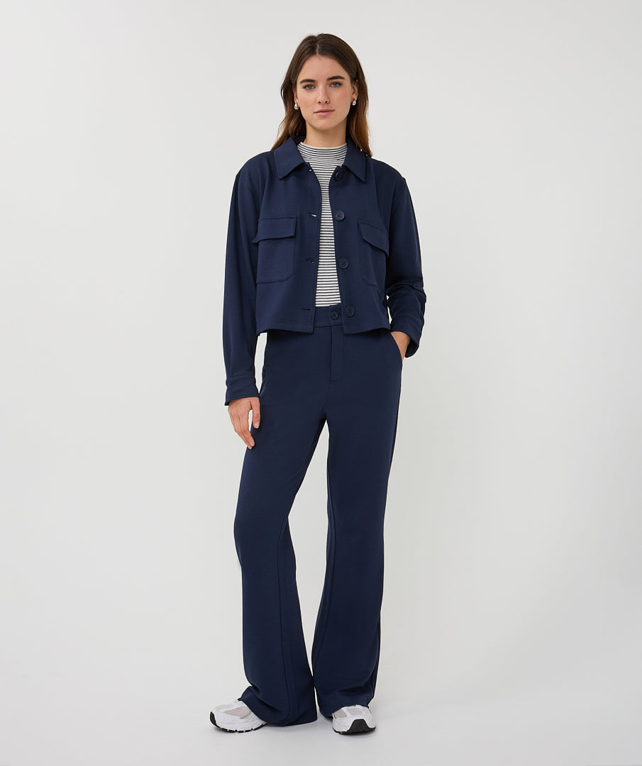 Esqualo Navy Structured Jacket