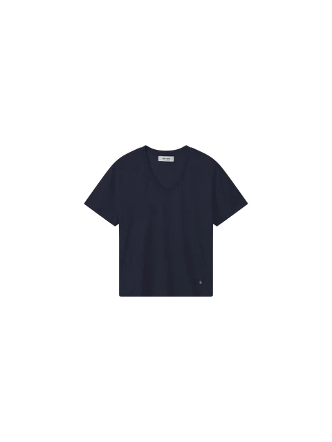 Mos Mosh Salute Navy Casa Foil Tank Top