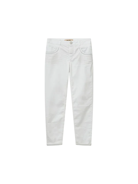 Mos Mosh White Regular Naomi Treasure Pants