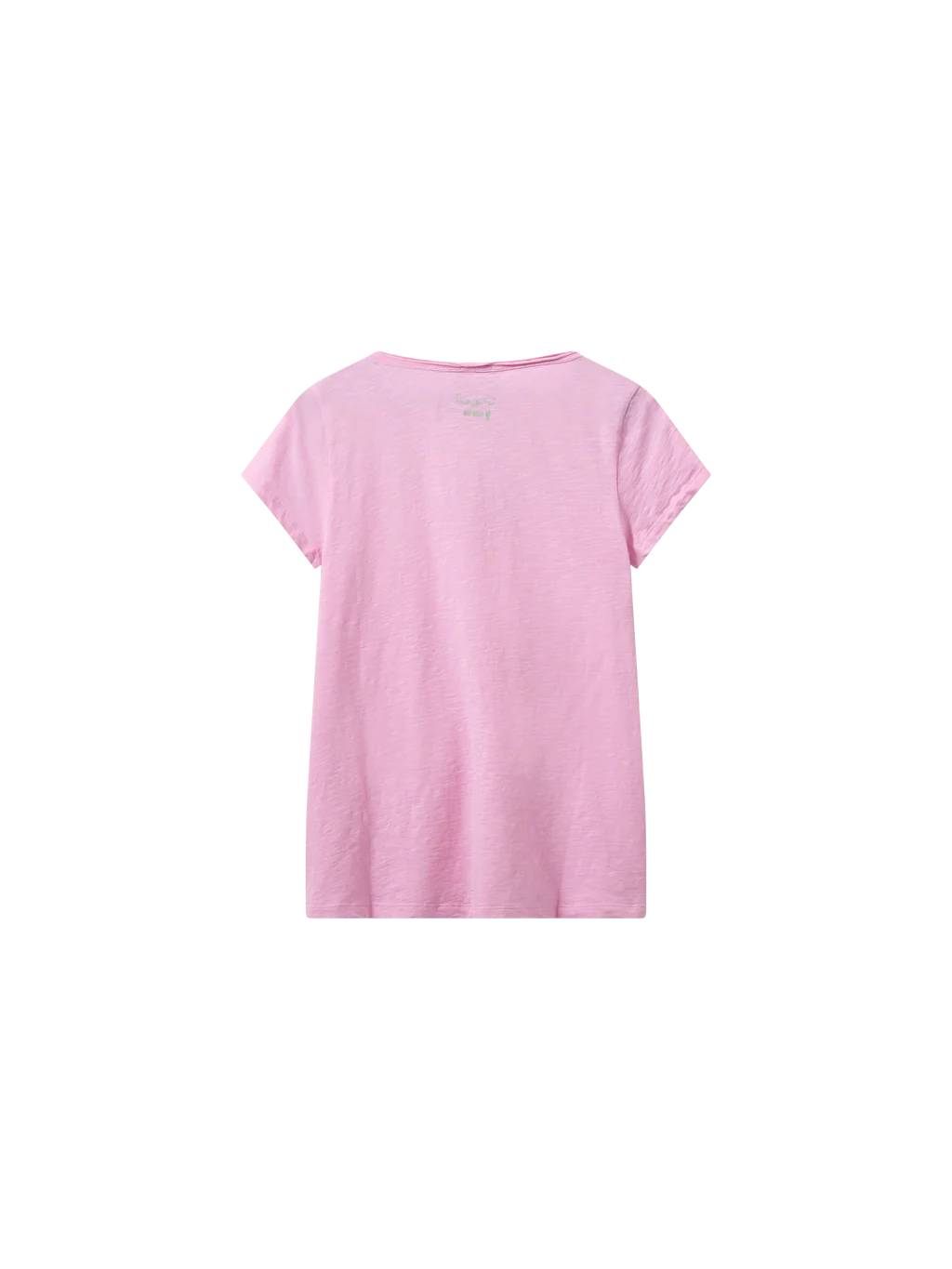 Mos Mosh Begonia Pink Tulli V Neck Basic SS