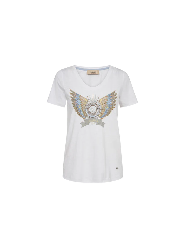 Mos Mosh White Gethi Deco Tee