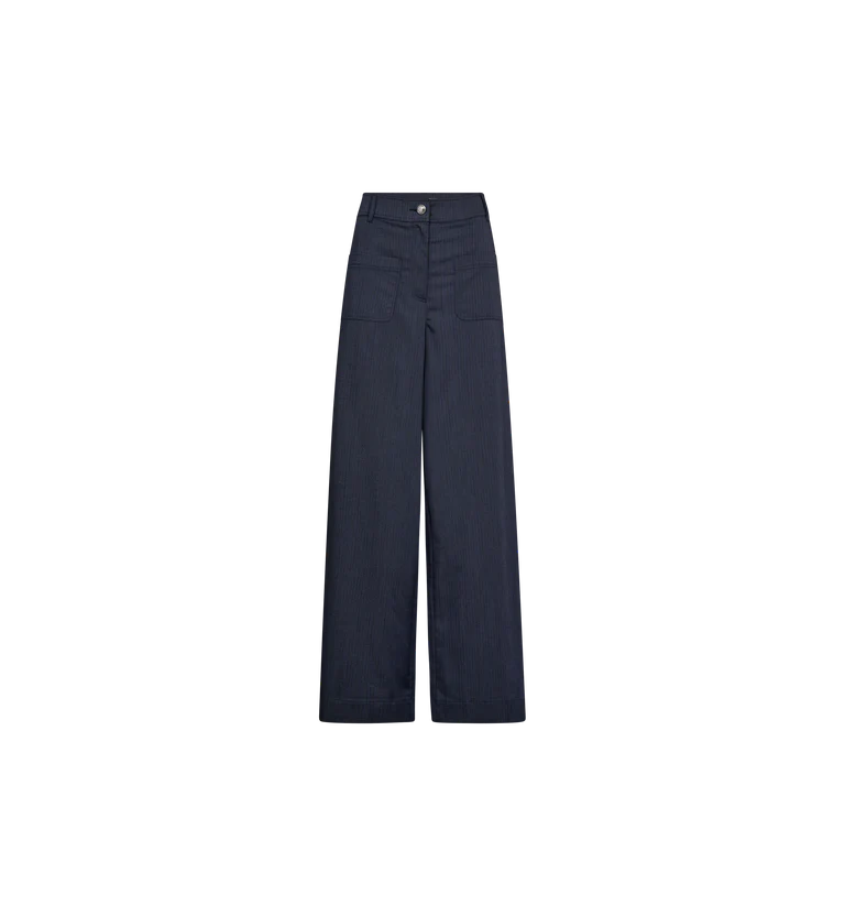 Mos Mosh Mellow Elvia Pant Crow BLue