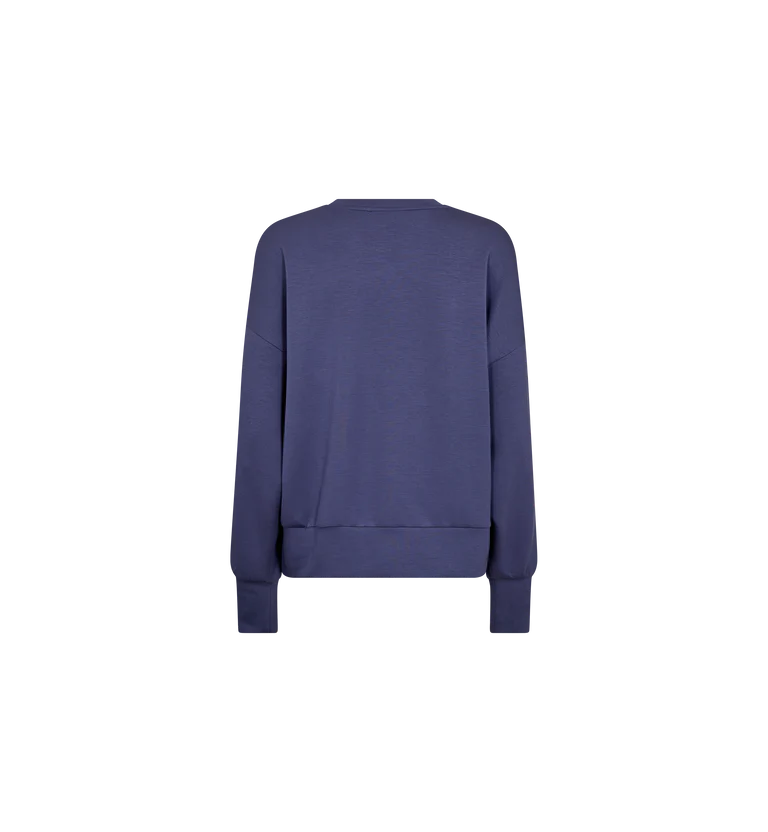 Mos Mosh Nima O-LS  Sweatshirt - CrownBlue