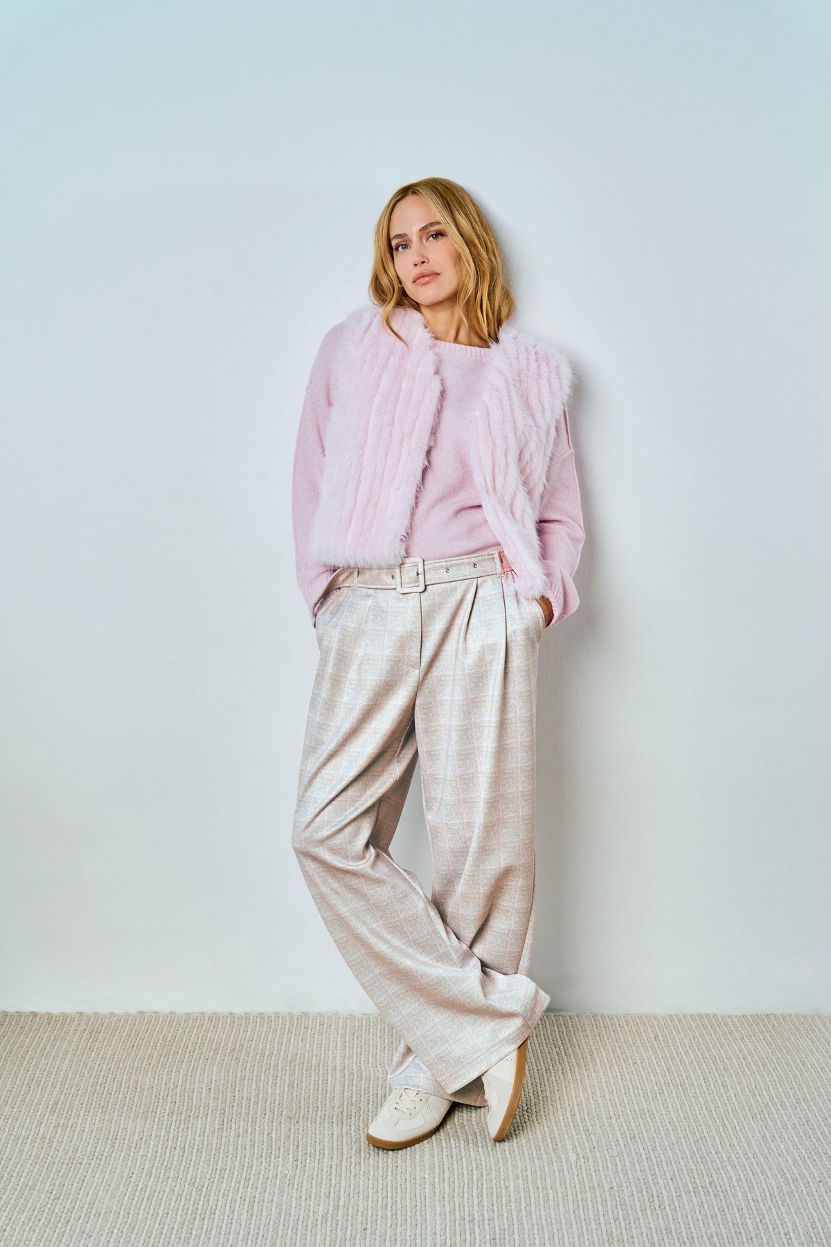 Tuzzi Stay Warm &amp; Cosy Pale Rose Light Cashmere T-Shirt