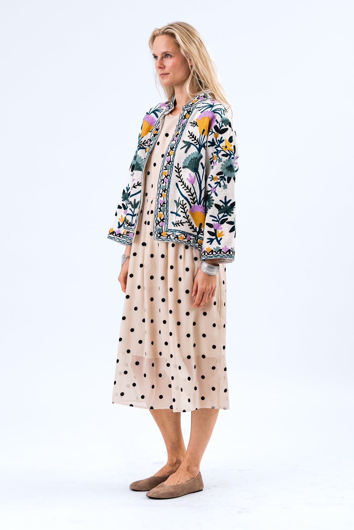 Lollys Laundry Multi Crème Sadie Jacket