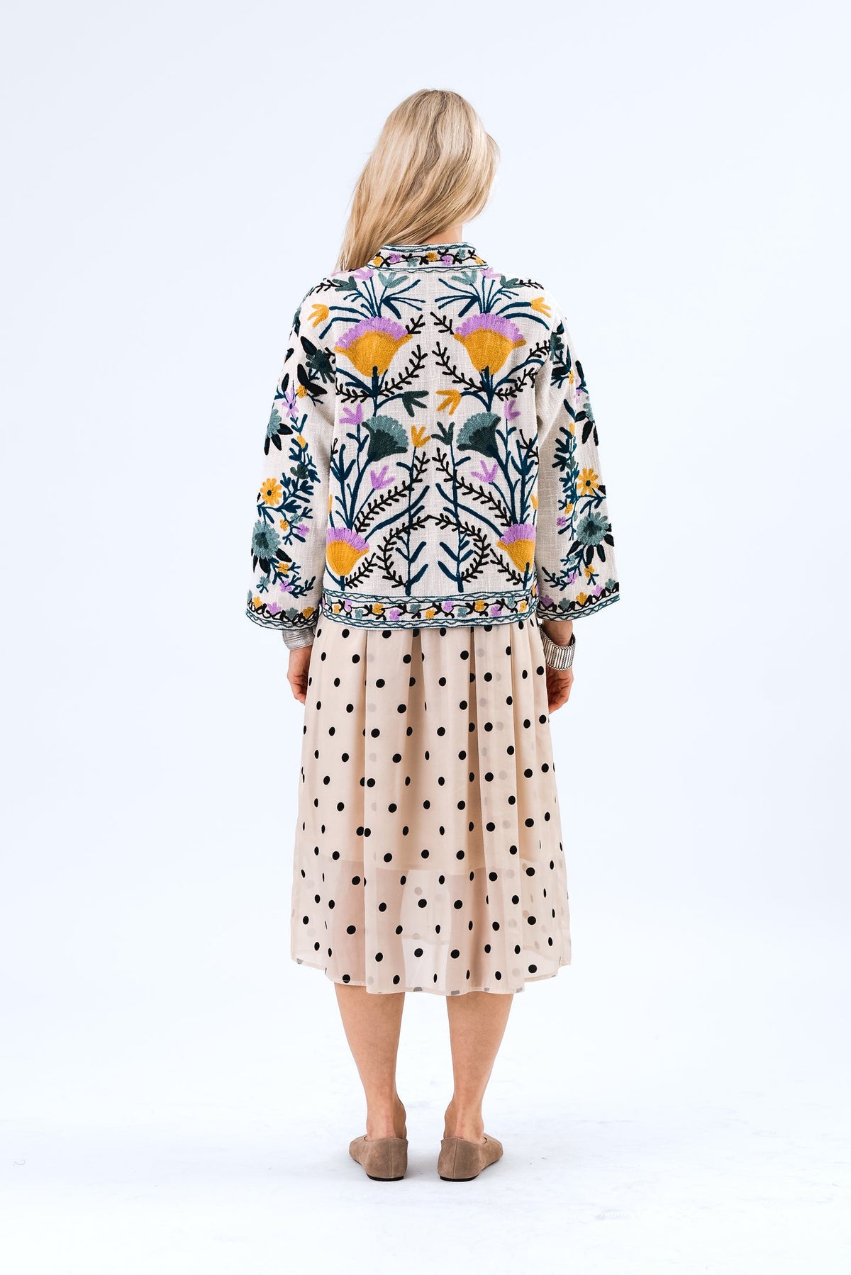 Lollys Laundry Multi Crème Sadie Jacket