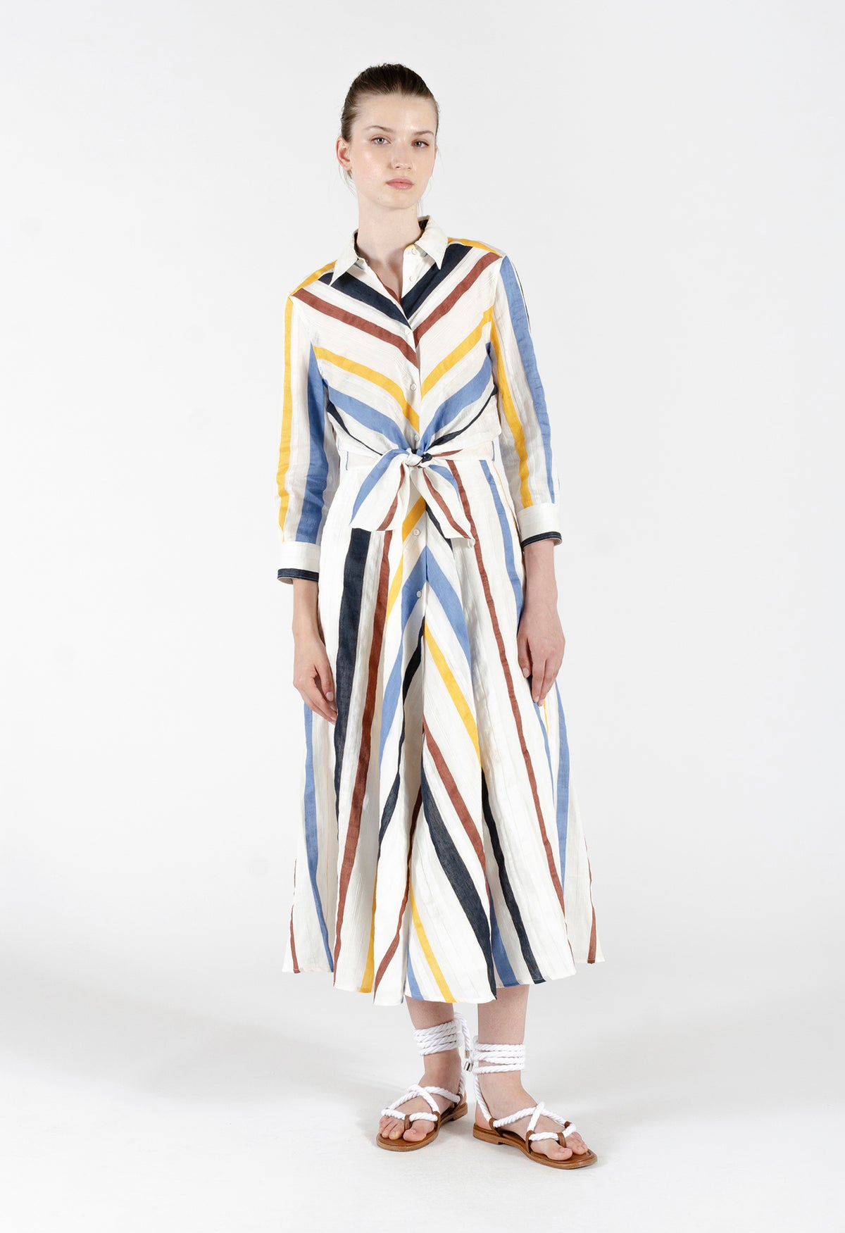 Sara Roka Dralla Striped Dress