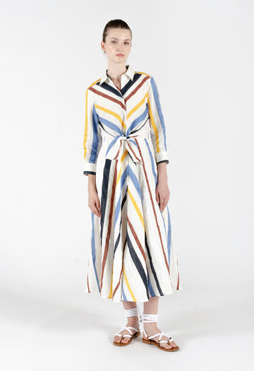 Sara Roka Dralla Striped Dress