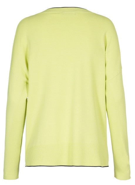 Tuzzi Fine Knit Lime Sweater