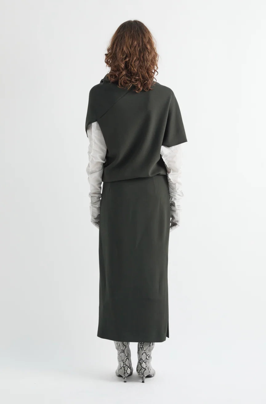 MeiMeiJ Kniited Dark Forrest Dress