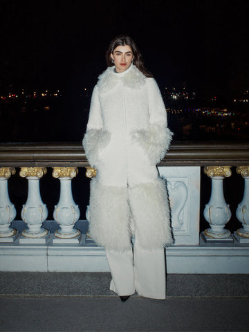 Beaumont White Sienna Coat