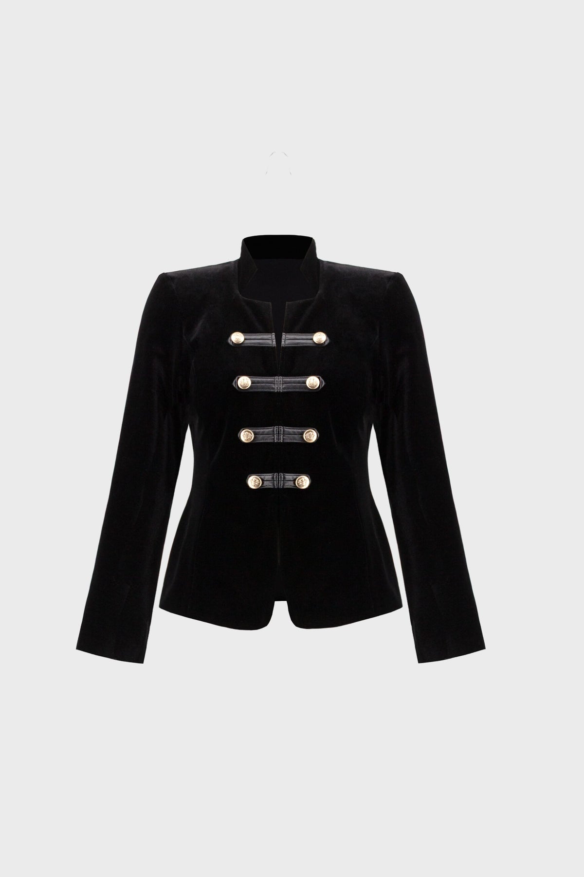 Joseph Ribkoff Icon Elizabeth Hurley Edit 57 Velvet Military Blazer