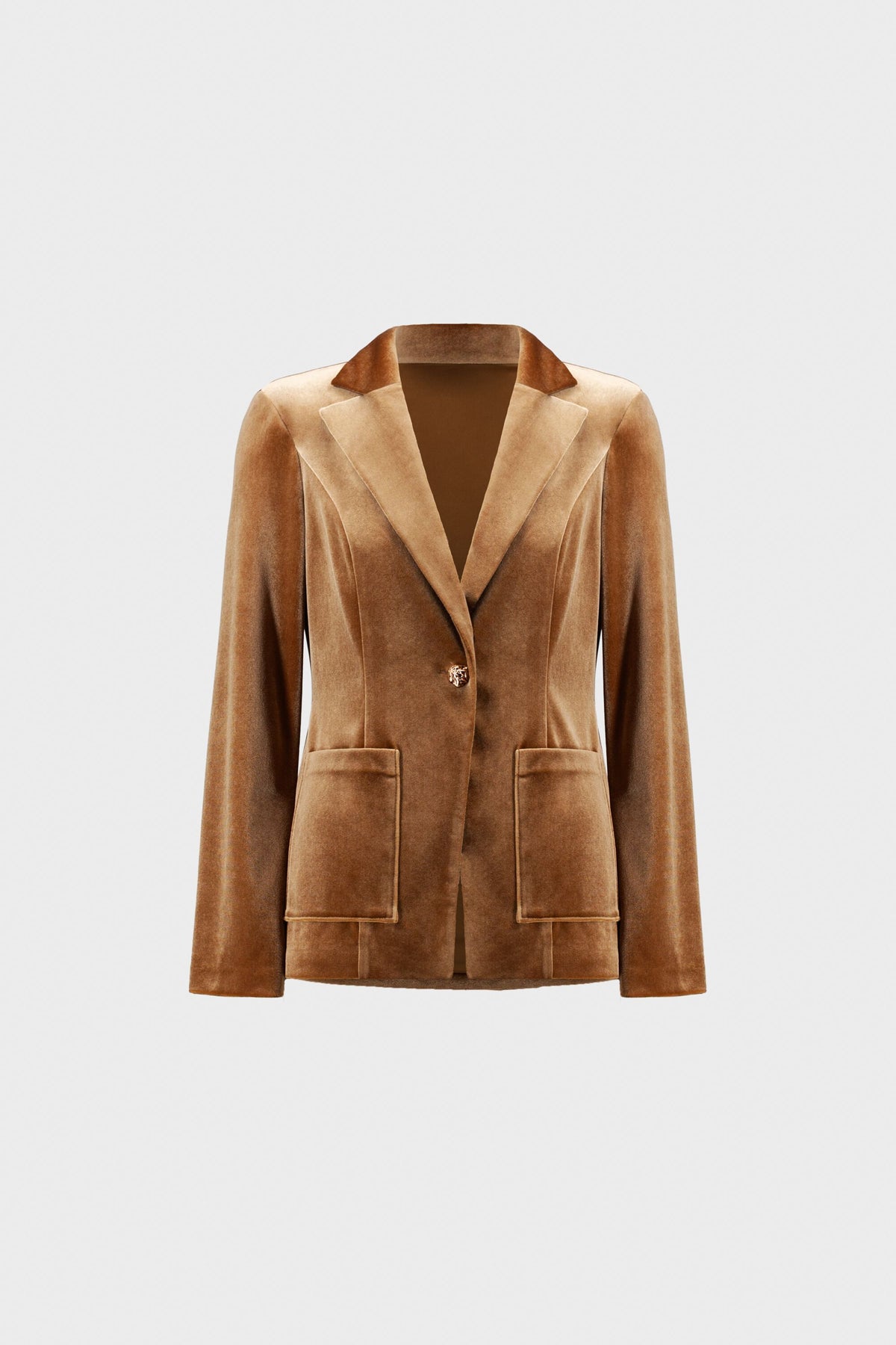 Joseph Ribkoff Icon Elizabeth Hurley Edit 57 Bronze Velvet Blazer