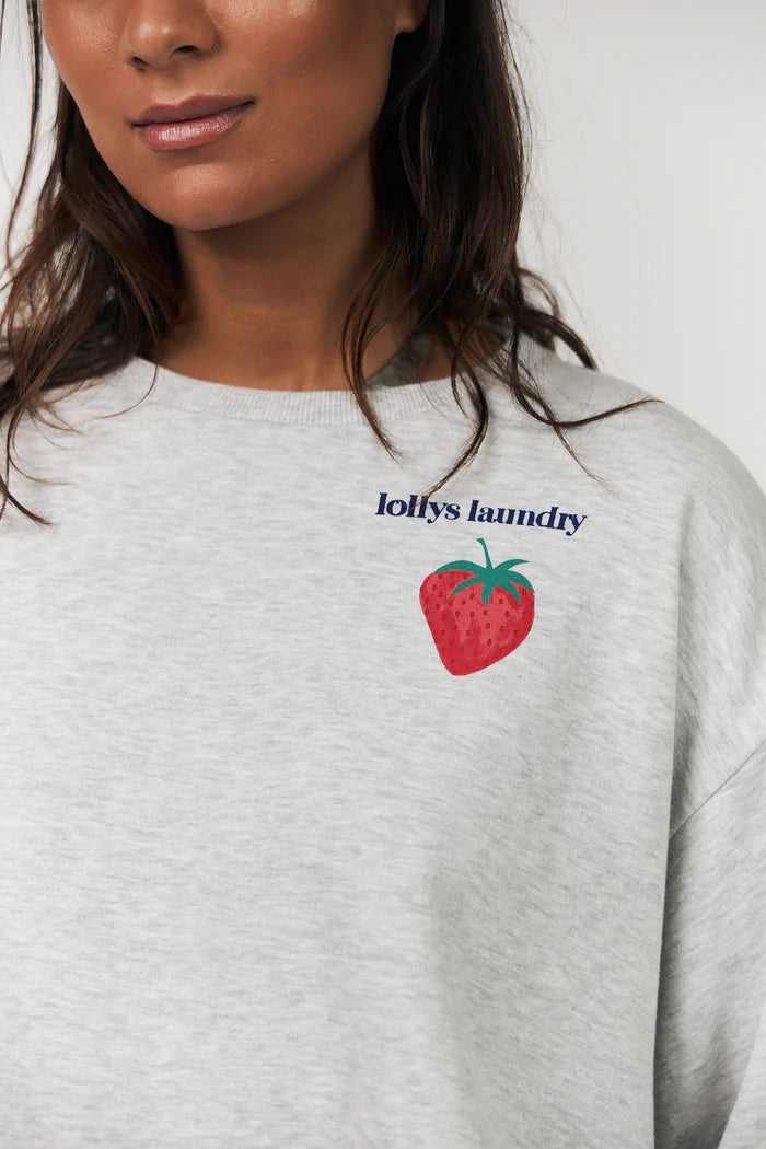 Lollys Laundry Sydney Strawberry Sweatshirt LS