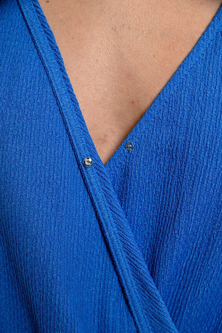 Molly Bracken Blue Ladies Knitted Jumpsuit