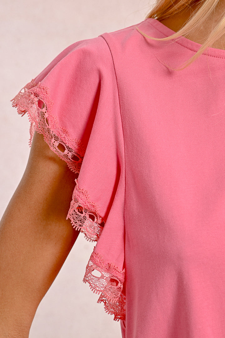 Molly Bracken Coral Pink Tee