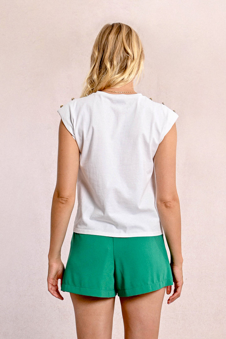 Molly Bracken White Tee
