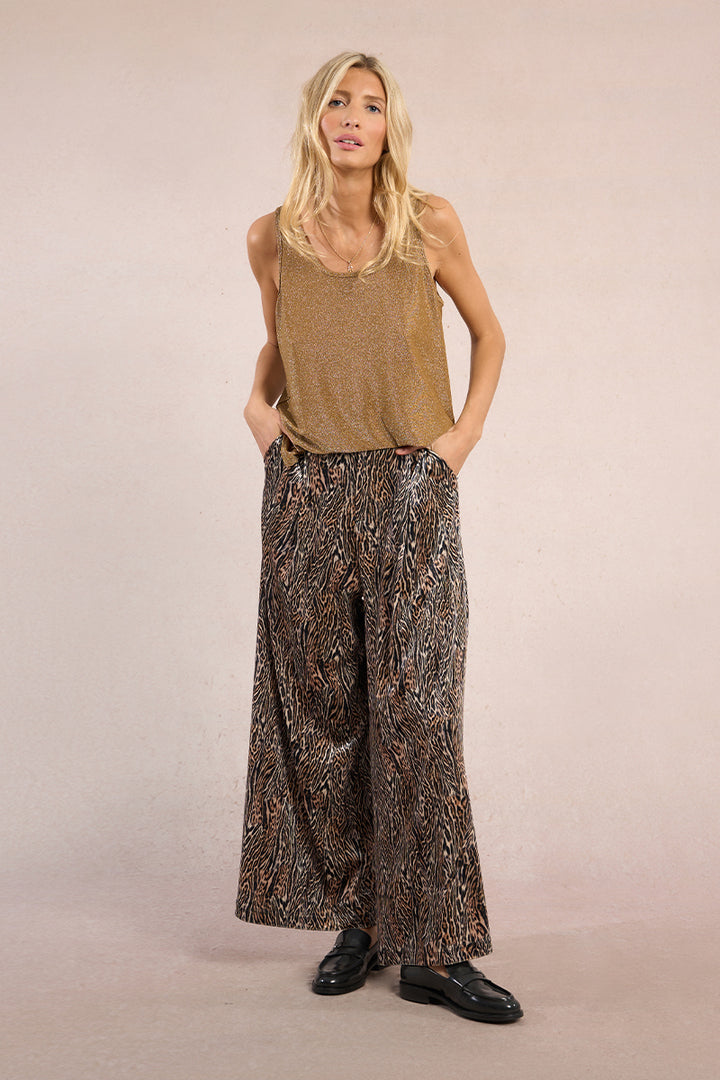 Molly Bracken Gold Shimmer Vest