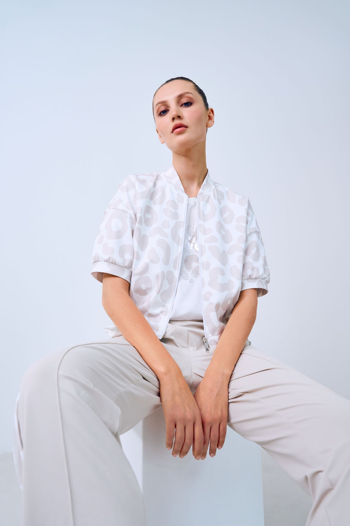 Tuzzi Sporty Chic Abstract Jacket