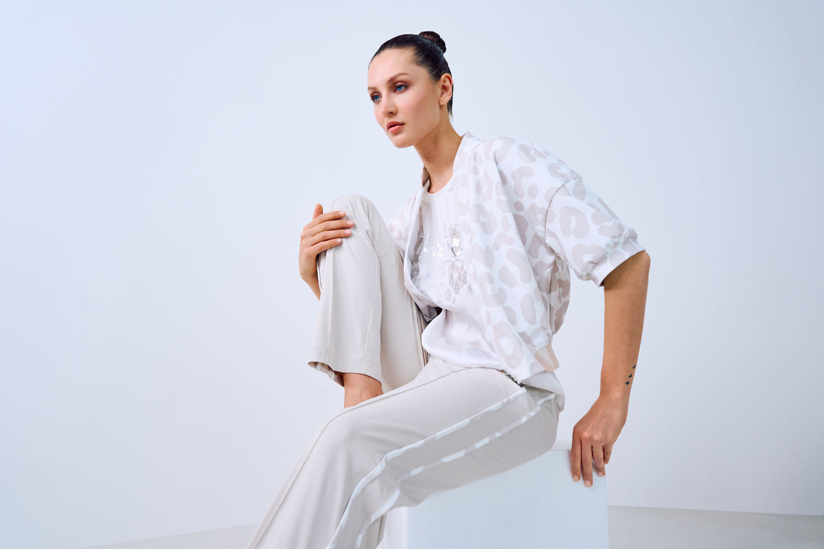 Tuzzi Sporty Chic Abstract Jacket