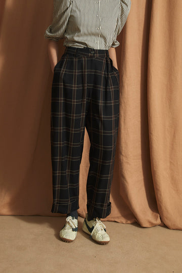 SOPHIE + LUCIE Mar Berlin Marron Trousers