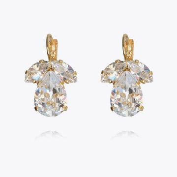 Caroline Svedbom Timo Earrings Crystal Gold