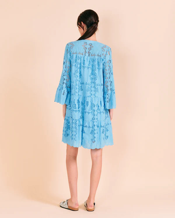 Title
Valerie Khalfon Blue Embroidery Randy Dress
