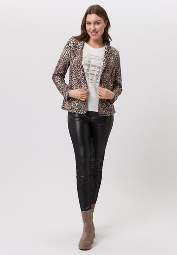 Tuzzi Black Leatherette Trousers/Leggings