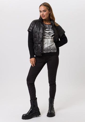 Tuzzi Black Puffer Jacket