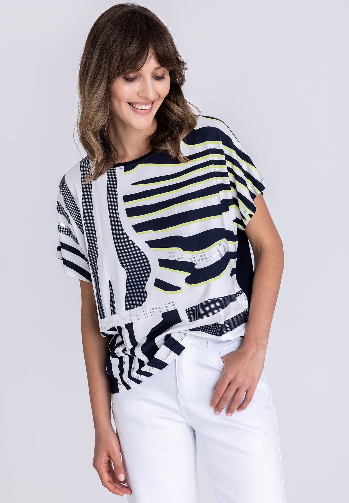 Tuzzi Bold Graphic Printed Tee