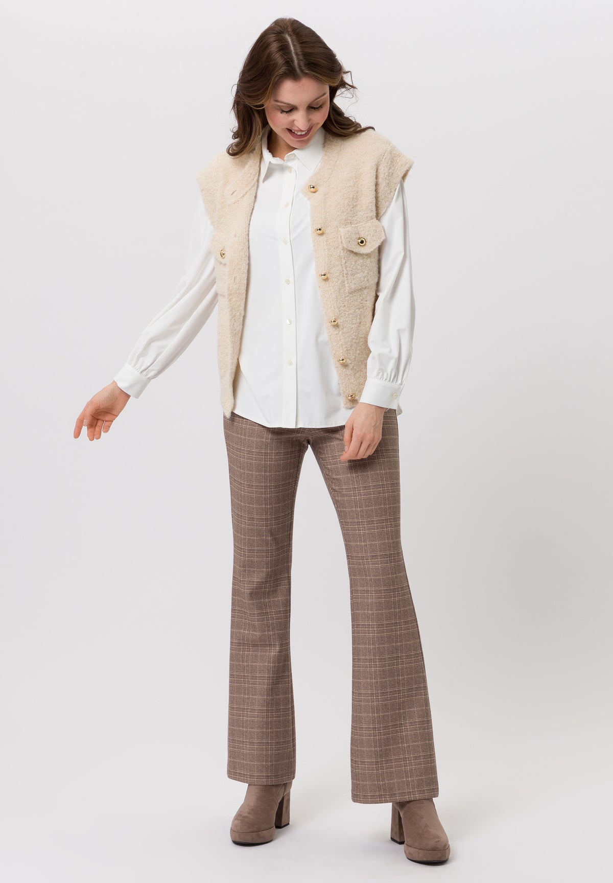 Tuzzi Check Trousers