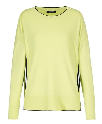 Tuzzi Fine Knit Lime Sweater
