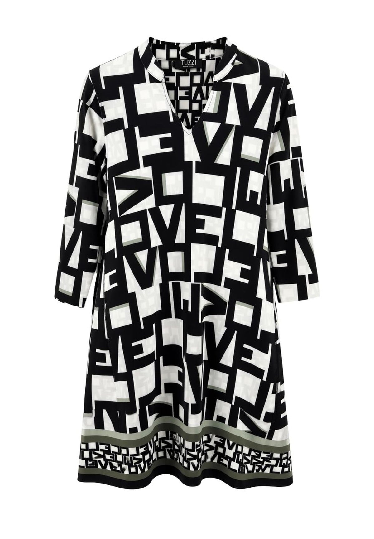 Tuzzi Geometric Print Dress