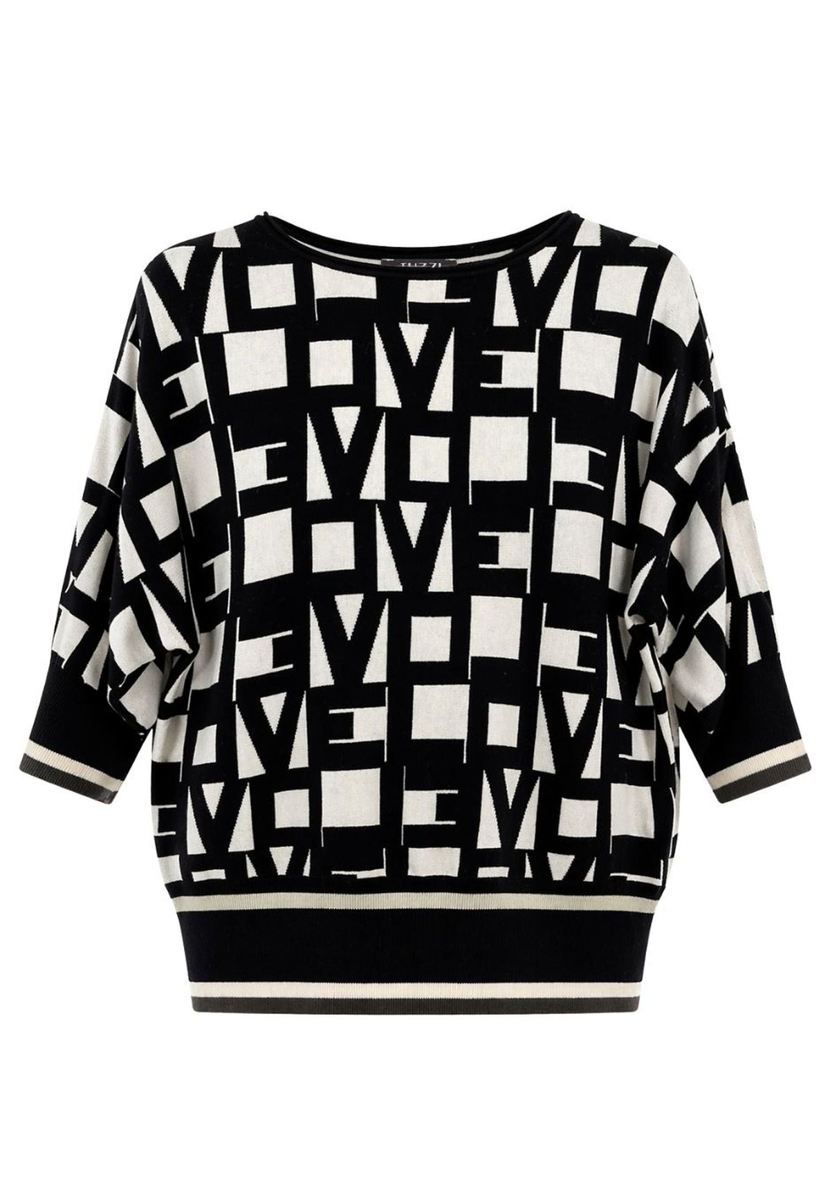 Tuzzi Multi Coloured Abstract Sweater