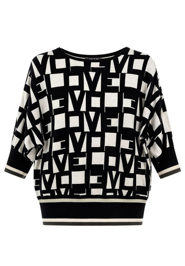 Tuzzi Multi Coloured Abstract Sweater