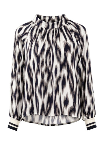 Tuzzi Nordic Dune Abstract Blouse