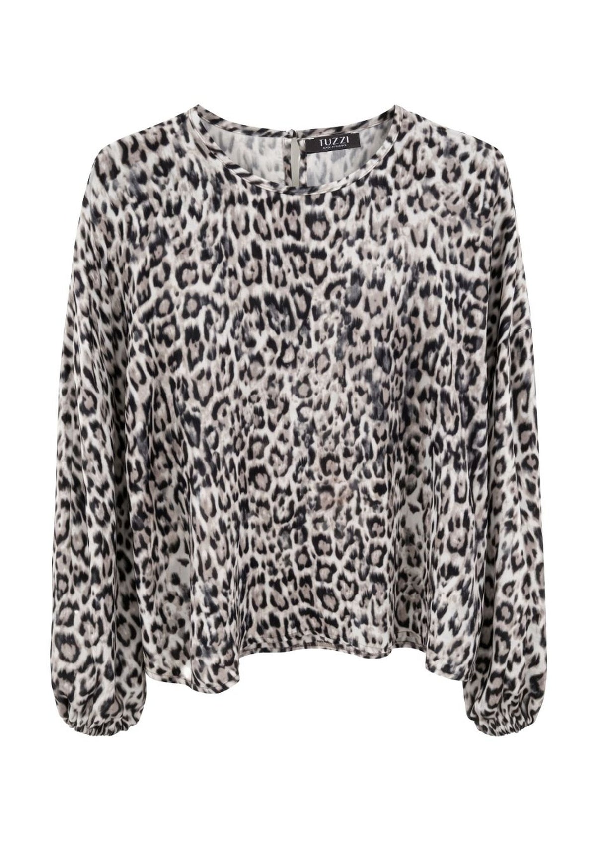 Tuzzi Quiet Wild Leopard Print Blouse