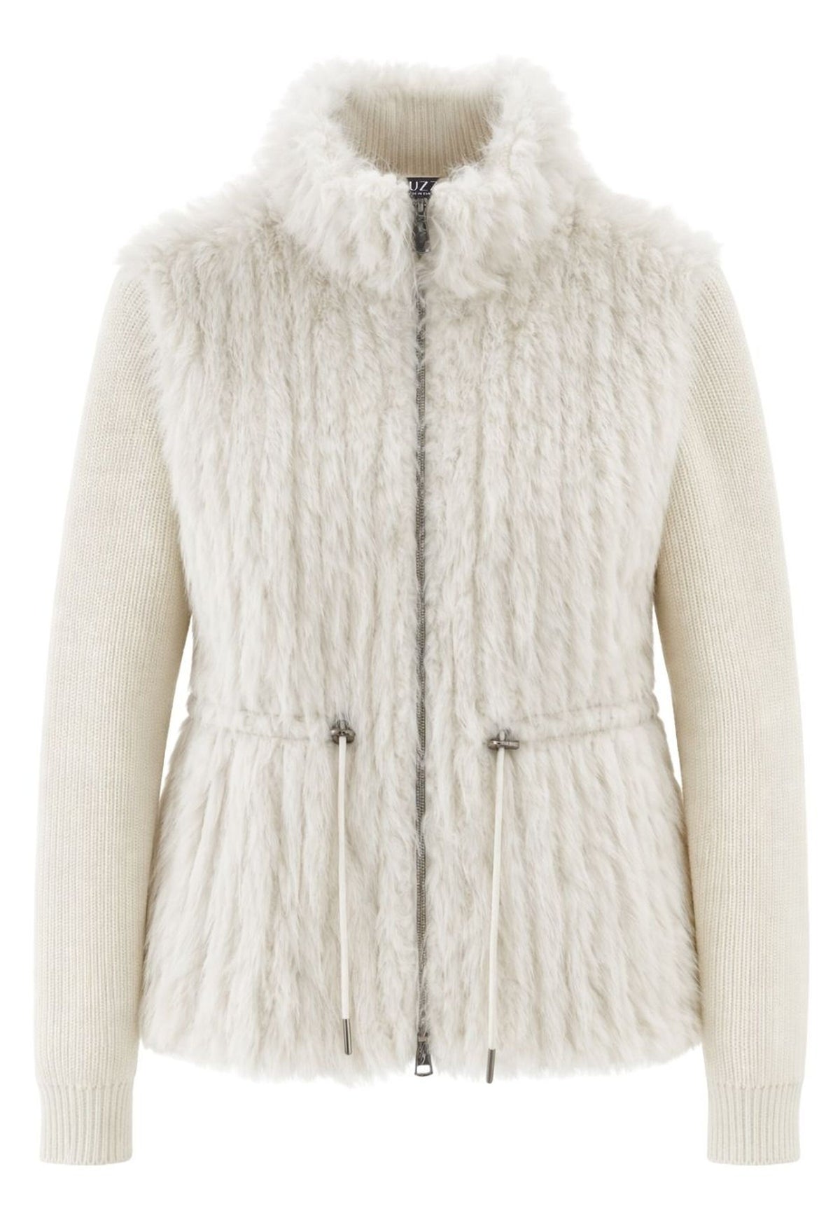 Tuzzi Stay Warm &amp; Cosy Cream Faux Fur Jacket