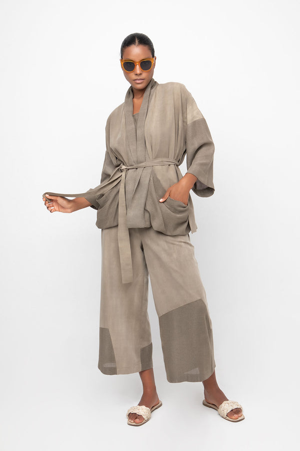 Ozai N Ku Aureos Soft Trouser, Horizon