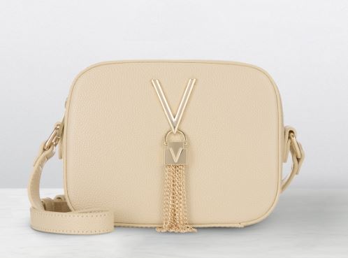 Valentino Divina Pebble Stone Camera Beige