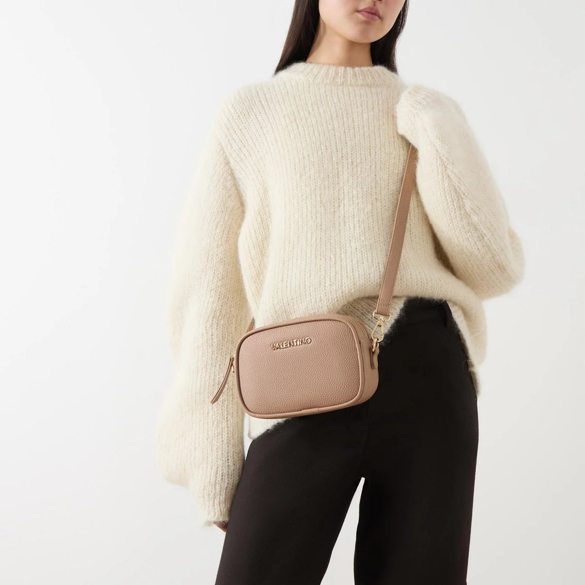 Valentino Miramar Camer Bag Beige