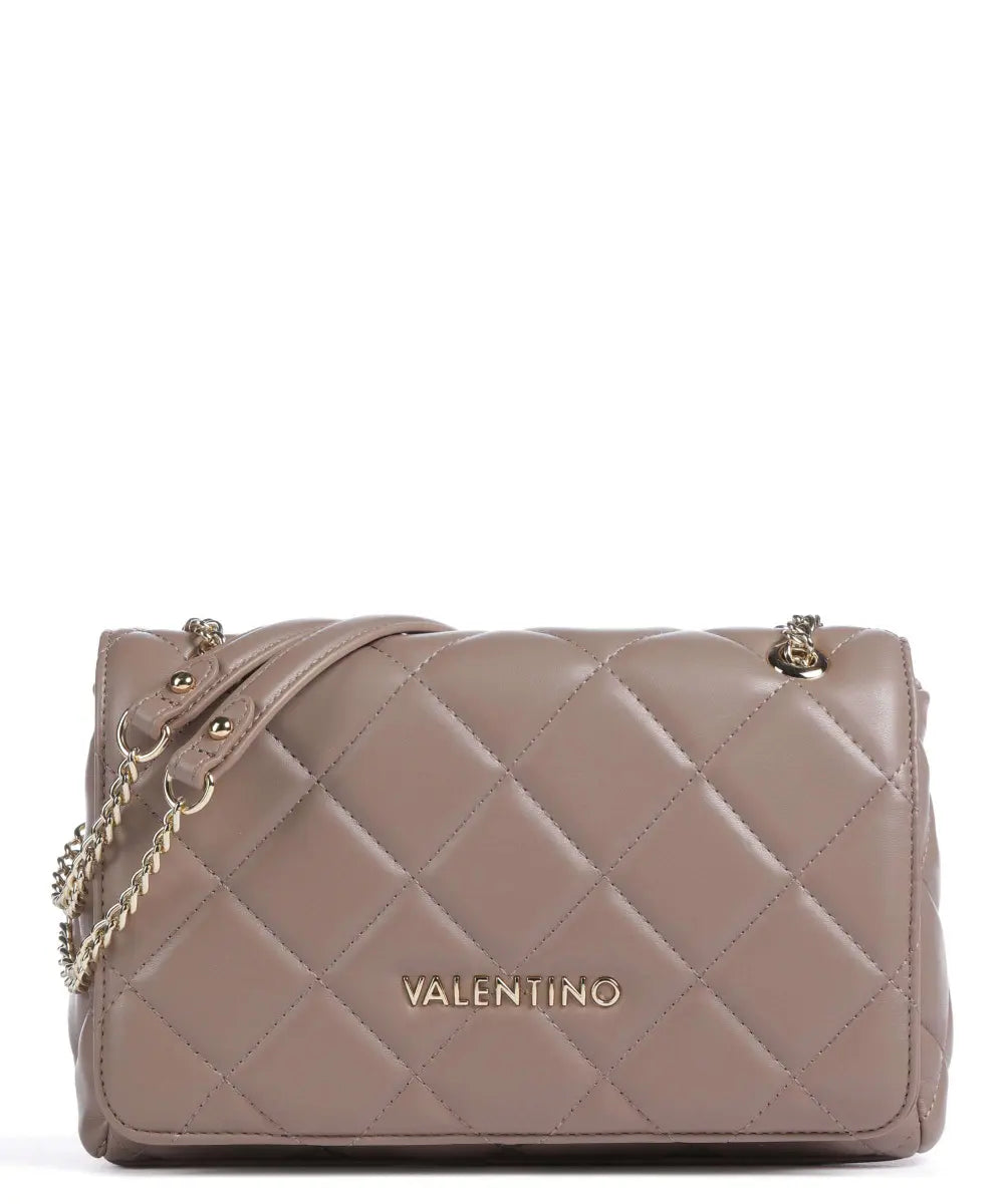 Valentino Ocarina Taupe Flap Bag