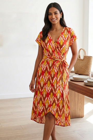 Van-Dos Zig Zag Multi Dress