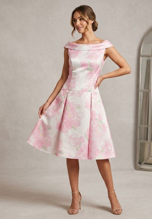 Veroma Floral Bardot Dress