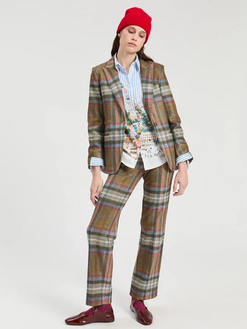 Vilagallo Checked Cuadro Blazer